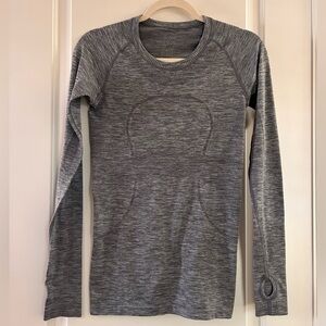 🍋🩶 Lululemon Swiftly Tech Long Sleeve Crew in slate 🩶🍋